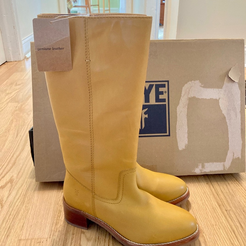 Frye Camryn Banana Leather Boots